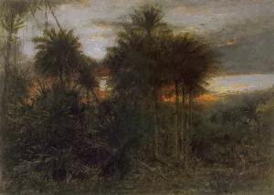 The Jungle by Albert Goodwin - Oil Painting Reproduction
