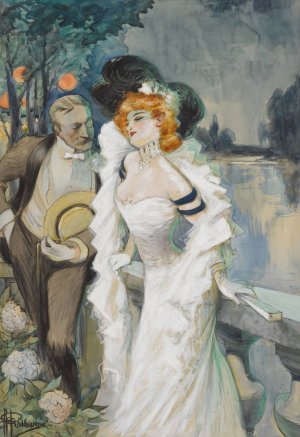 An attractive offer by Albert Guillaume Oil Painting