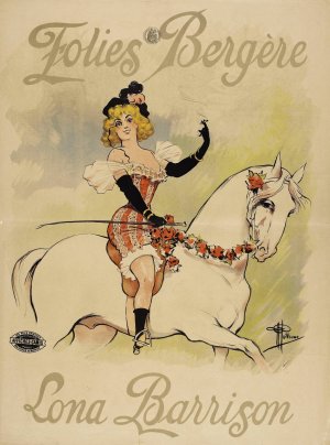 Folies-Bergere Lona Barrison by Albert Guillaume Oil Painting