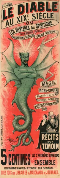 Le Diable au XIXe siecle ou les Mysteres du spiritisme par le docteur Bataille by Albert Guillaume Oil Painting