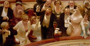 Les Retardataires by Albert Guillaume Oil Painting