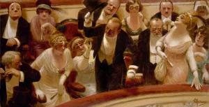 Les Retardataires by Albert Guillaume Oil Painting