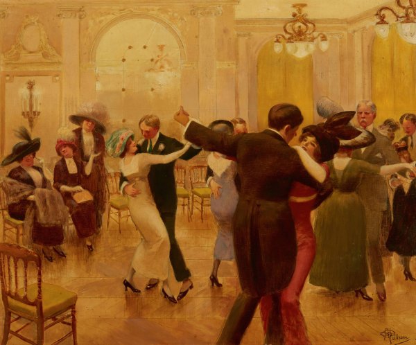Main Product Photo of The Dance Painting by Albert Guillaume