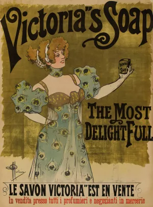 Victoria's Soap Oil painting by Albert Guillaume