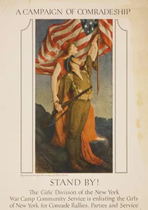 Stand by! A campaign of comradeship. by Albert Herter Oil Painting