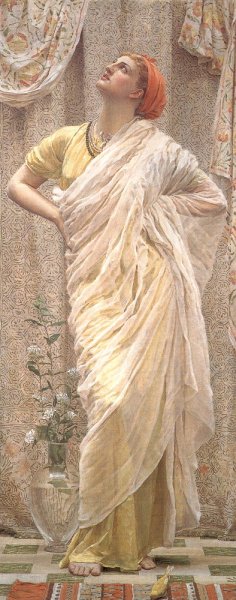 Birds by Albert Joseph Moore Oil Painting