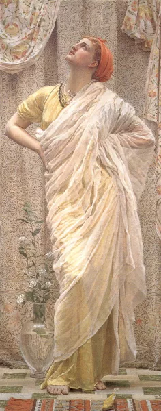 Birds Oil painting by Albert Joseph Moore