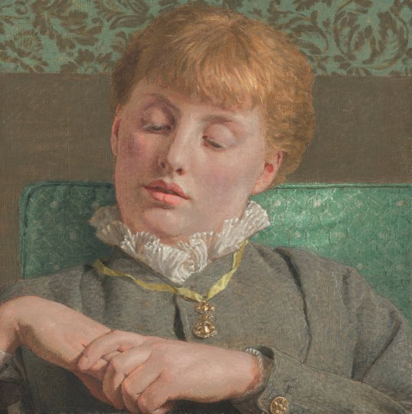Meditation by Albert Joseph Moore - Hand-Painted Oil Painting Reproduction