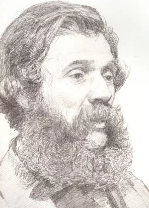 Portrait of William Moore, Jr. by Albert Joseph Moore Oil Painting