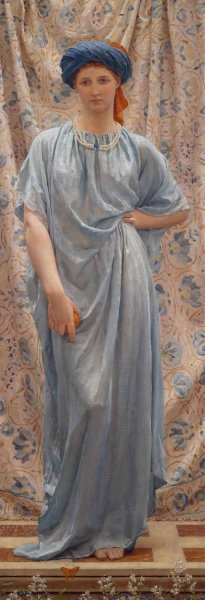 Sapphires by Albert Joseph Moore Oil Painting