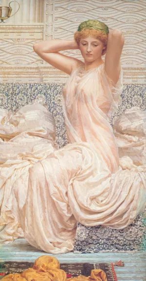 Silver by Albert Joseph Moore Silver Oil painting by Albert Joseph Moore