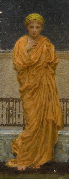 Stars by Albert Joseph Moore Oil Painting