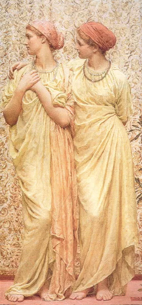 Topaz by Albert Joseph Moore Oil Painting
