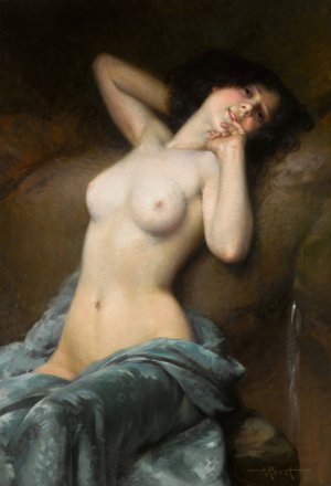 Le Charme de la soiree by Albert Joseph Penot Oil Painting