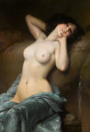 Le Charme de la soiree by Albert Joseph Penot Oil Painting