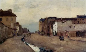 A Street in Bercy by Albert Lebourg Oil Painting
