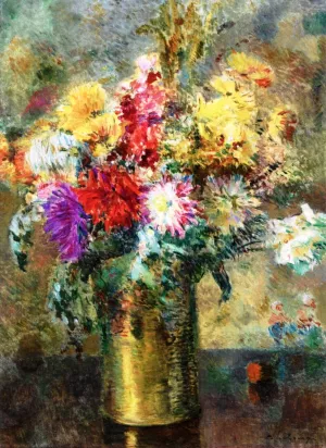 Bouquet of Flowers by Albert Lebourg - Oil Painting Reproduction