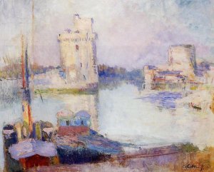 La Rochelle, the Port by Albert Lebourg Oil Painting