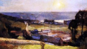 Landscape by Albert Lebourg Oil Painting