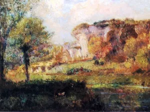 Landscape painting by Albert Lebourg