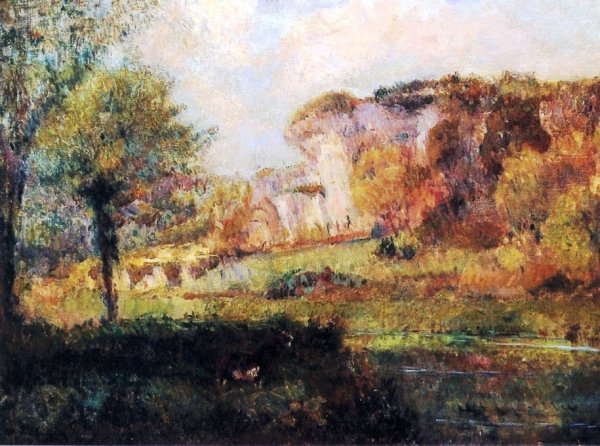 Landscape by Albert Lebourg - Hand-Painted Oil Painting Reproduction