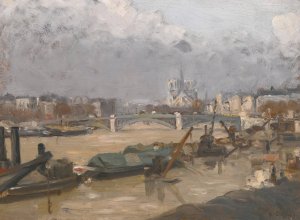 Le Chevet De Notre Dame Oil painting by Albert Lebourg