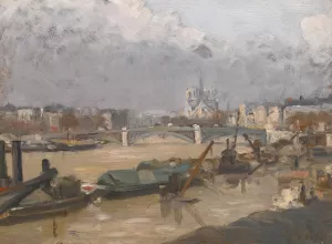 Le Chevet De Notre Dame Oil painting by Albert Lebourg