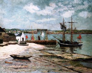 Les Huiterieres, la Trinite, Morbihan by Albert Lebourg Oil Painting
