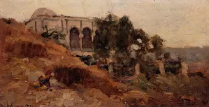 Moorish House in Algiers by Albert Lebourg Oil Painting