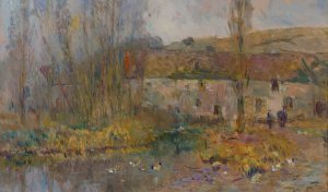 Moulin En Normandie by Albert Lebourg Oil Painting