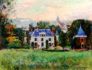 Ornans by Albert Lebourg Oil Painting