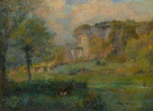 Paysage by Albert Lebourg Oil Painting