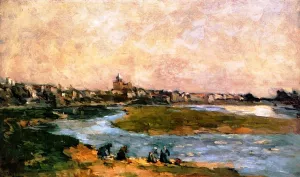 Pont du Chateau by Albert Lebourg Oil Painting