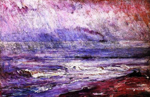 Main Product Photo of Seascape Painting by Albert Lebourg