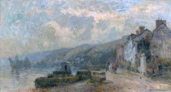 Temps de pluie  by Albert Lebourg - Hand-Painted Oil Painting Reproduction
