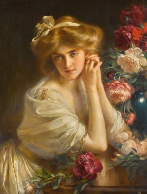 Dolce far niente by Albert Lynch Oil Painting
