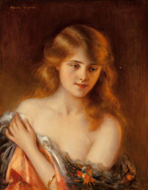 Reverie by Albert Lynch Oil Painting