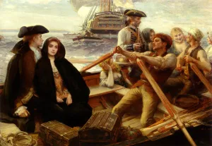 The Jolly Boat by Albert Lynch Oil Painting