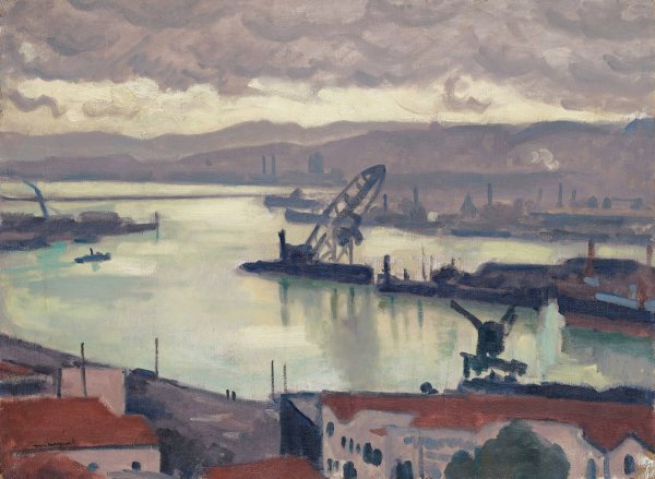 Main Product Photo of Alger, Temps Gris Painting by Albert Marquet
