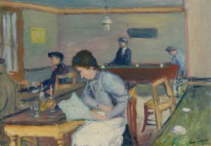 Cafe De Village by Albert Marquet Oil Painting