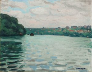 La Seine a La Frette by Albert Marquet Oil Painting