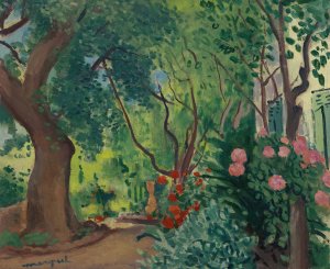 L'allee Du Jardin by Albert Marquet Oil Painting