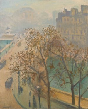 Le Pont-Neuf, Brume D'automne by Albert Marquet Oil Painting