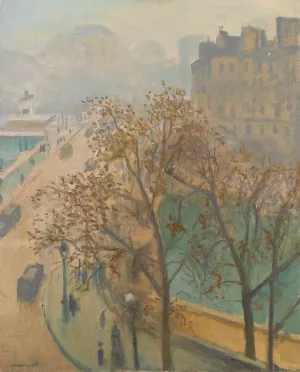 Le Pont-Neuf, Brume D'automne Oil painting by Albert Marquet