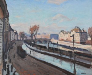 Le quai des Grands Augustins by Albert Marquet Oil Painting