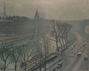 Paris, Le Quai Des Grands Augustins, Crepuscule by Albert Marquet Oil Painting