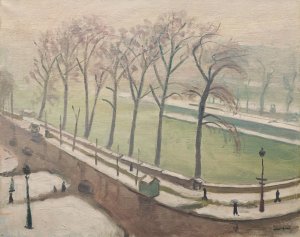 Pont-Neuf sous la neige by Albert Marquet Oil Painting