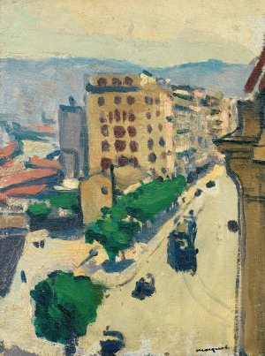 Rue a Alger by Albert Marquet Oil Painting