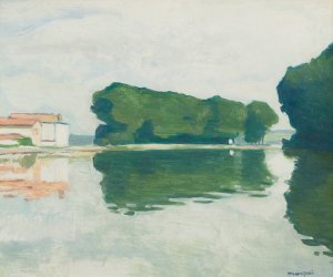 Samois, L'ile by Albert Marquet Oil Painting