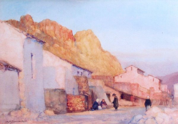 Pola Algecerias by Albert Moulton Foweraker - Hand-Painted Oil Painting Reproduction